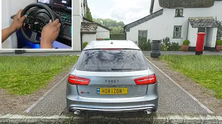 Audi Rs6 Avant - Forza Horizon 4 | Thrustmaster T300Rs Gameplay