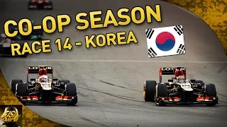 F1 2013 | Co-op Season w/ Kptk92 - R14 Korea (Live Commentary)