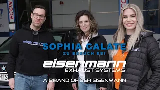 Sophia Calate zu Besuch bei Eisenmann Exhaust Systems in Hemmingen!