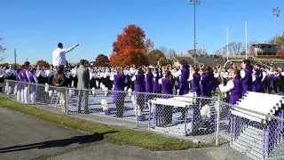 West Chester University INCOMPARABLE Golden Rams Marching Band: Warm up Choral 10.29.22