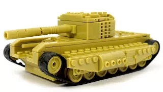 How to Build Lego Tank: Unboxing the Churchill 1 from Zormaer World of Tanks 65221!