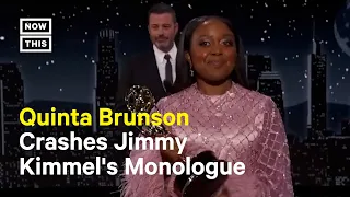 Quinta Brunson Gets Back at Jimmy Kimmel