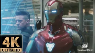 Infinity War and Endgame but only IRON MAN Suit Up [4K 60FPS] I Fullscreen | MovieClipz