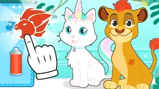 BABY PETS 🦄🦁 Kira and Max Dress up as your favourite Cartoon Characters