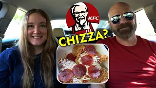 We Try The KFC Chizza!