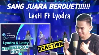 REACTION! Lyodra feat Lesti -Kemenangan Hati |Sang Juara Berduet Keren #lesti #lyodra