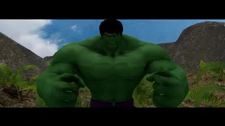 Incredible Hulk vs Gamma mutant 2099