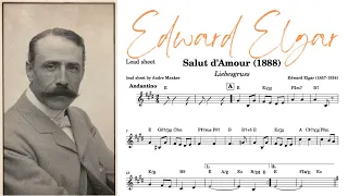 Edward Elgar - Salut d'Amour - Liebesgruß - lead sheet