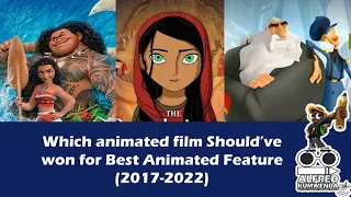 BEST ANIMATED FEATURE from 2017-2022. KLAUS SHOULD'VE WON !!!!