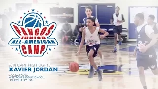 C/O 2022 PG/SG Xavier Jordan - 2018 Pangos Jr All American Camp highlights