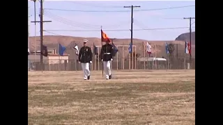 United States Marine Corps Presidents Own and Silent Drill Platoon at MCLB Barstow 2001