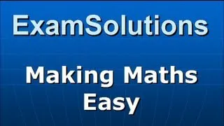 Rcos(x-alpha) method : C3 Edexcel January 2013 Q4 : ExamSolutions Maths Revision