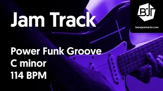 Power Funk Groove Jam Track in C minor "Stronghold" - BJT #34