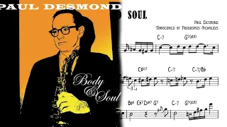 Body And Soul - Paul Desmond Transcription