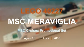 LEGO™ MSC Meraviglia 2016 - Stop Motion BUILD