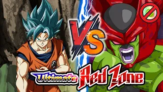 EZA STR KAIOKEN BLUE GOKU VS CELL MAX RED ZONE (NO ITEMS) Dragon Ball Z Dokkan Battle