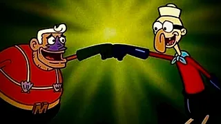 Mermaid Man and Barnacle Boy Being Iconic for 3 Minutes Straight