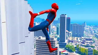 Funny Moments In GTA 5 - Spider-Man #8