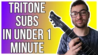 How To Play A Tritone Substitution In Under A Minute #shorts
