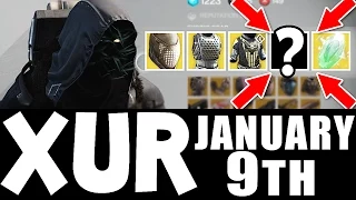 Destiny - XUR Agent of the Nine LOCATION AND ITEMS - January 9th