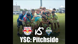 Pitch Side RBNY VS SEATTLE U15s MLS Next Cup Quarterfinals