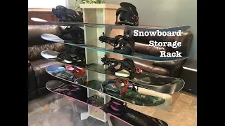 Making a Simple Wooden Snowboard Storage Rack