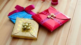 DIY How to make cheap, quick and easy gift wrapping in 5 minutes.
