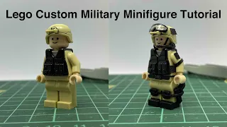 Lego Custom Military Minifigure Tutorial