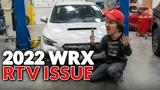 2022 WRX RTV Issue??? : How To Check Yours!