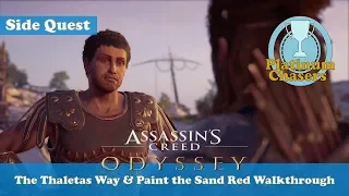 The Thaletas Way & Paint the Sand Red - Side Quests - Assassin's Creed: Odyssey