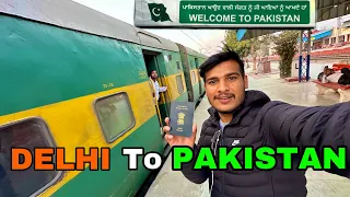 DELHI 🇮🇳to PAKISTAN 🇵🇰 International Train Journey || Mr.vishal