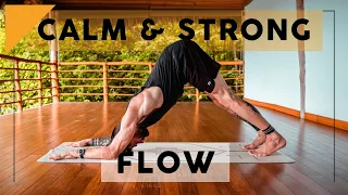 Yoga Class with Long Strong Holds and Breathing Exercises: Be Calm & Strong