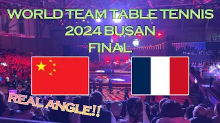 [Incredible rally real angle] CHINA FRANCE 2024 BUSAN FINAL table tennis