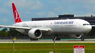 Plane Spotting at Miami Int'l Airport, RW09 Op's, 16-03-24