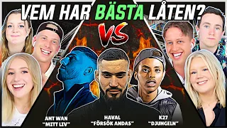 VEM HAR BÄSTA LÅTEN? (Ant Wan, Haval, K27) | Swedish Rap Reaction | #38