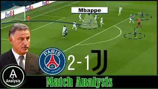 PSG 2-1 Juventus Match Analysis |How PSG beat Juventus|