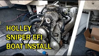 Installing Holley Sniper EFI on a Boat