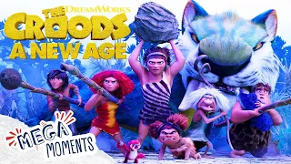 Discovering A New World 🦥 | The Croods New Age | Extended Preview | Movie Moments | Mega Moments