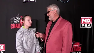 Bella Love Castillo on the Red Carpet at 2022 Jimmie Allen PBA Invitational