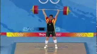 Austrian Matthias Steiner, Gold Medal Lift 2008 Olympics, 568 Pounds