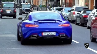 Qatari 2016 Mercedes-AMG GT S in London! Exhaust SOUNDS!