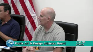 City of Clearwater Public Art & Design Advisory Board 6/8/23