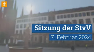 👥 Stadtverordnetenversammlung 7. Februar 2024 / Landeshauptstadt Wiesbaden