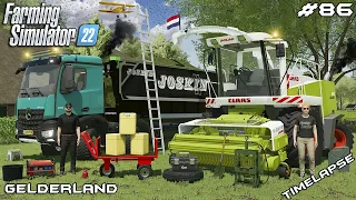 HUGE SILAGE HARVEST with MRSTHECAMPER 🇳🇱🚜| Animals on Gelderland | Farming Simulator 22 | Episode 86