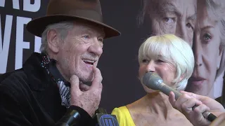 Helen Mirren and Ian McKellen at the Premiere of The Good Liar