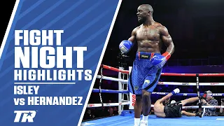 Troy Isley Scores Textbook Knockdown And Earns A Stoppage vs Marcos Hernandez | FIGHT HIGHLIGHTS