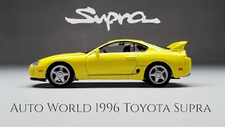 Diecast Car Review: Auto World 1996 Toyota Supra Asia Special Edition