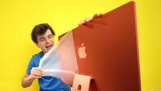 Unboxing nuovo iMac 2021 con discreta goduria.