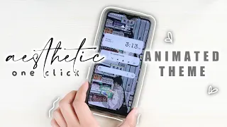 🥪 aesthetic animated theme for samsung phones - free cute theme