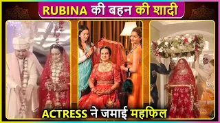 Rubina Dilaik's Sister Rohini Dilaik Gets Married | Inside Video | Rubina's Crazy Dance @tellymasala